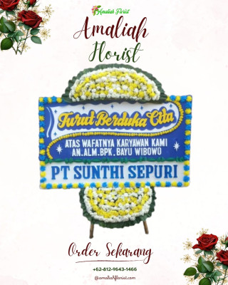 Papan Bunga Duka di Sanana Utara