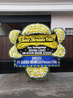 Papan Bunga Duka di Sanana Utara